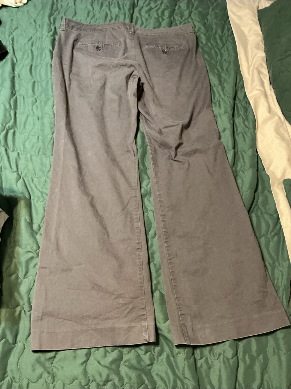 Old Navy Gray Preppy Wide-Leg Chinos - Picture 5 of 5